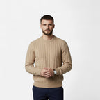 Classic Crew Neck Men's Sweater in Cotton-Blend – Casual Wear, Everyday Comfort