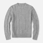 Classic Crew Neck Men's Sweater in Cotton-Blend – Casual Wear, Everyday Comfort