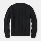 Classic Crew Neck Men's Sweater in Cotton-Blend – Casual Wear, Everyday Comfort