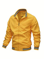 Classic Men's Bomber Jacket – Casual Wear, Everyday Style