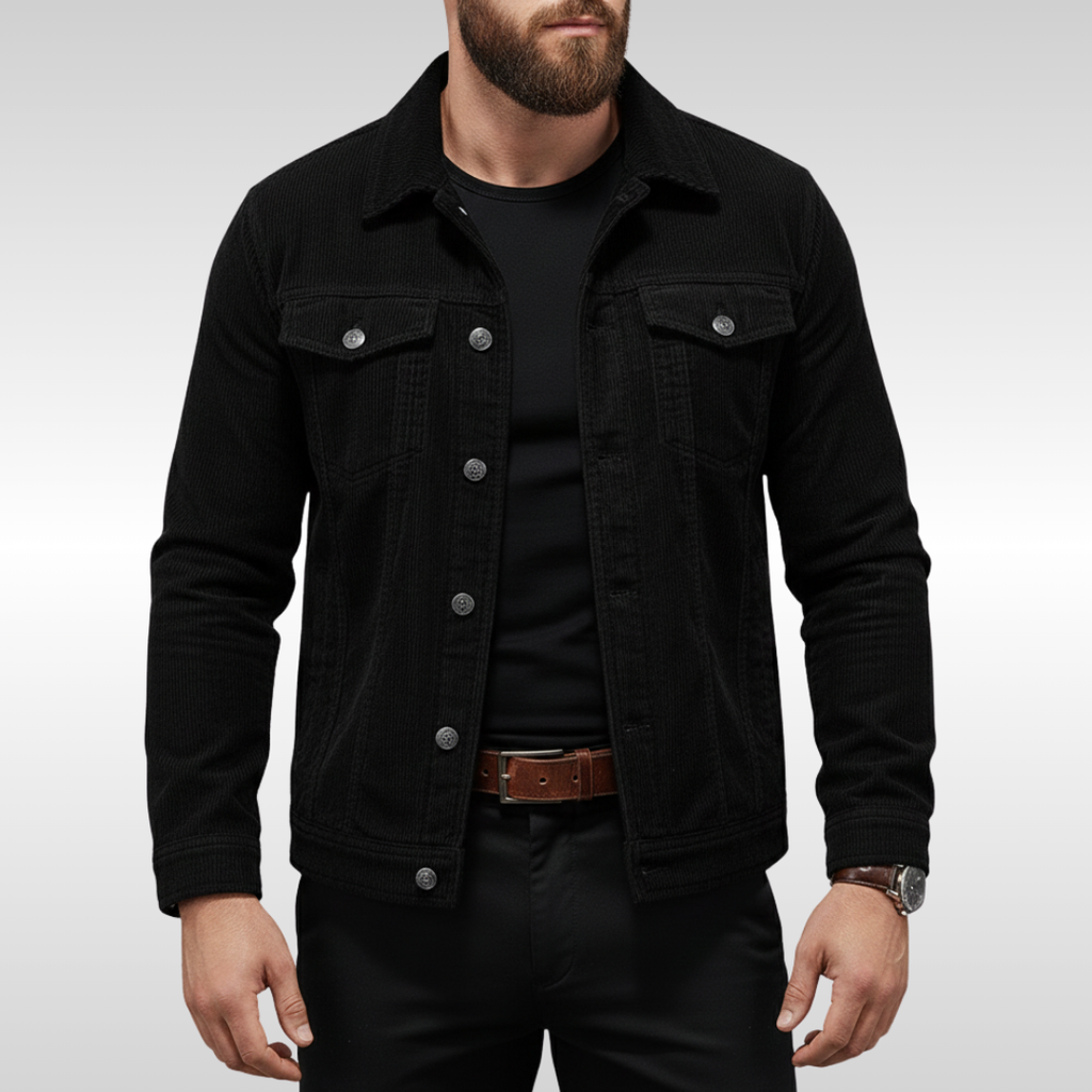 Classic Men's Corduroy Jacket with Modern Comfort – Casual Wear, Everyday Style