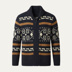 Classic Men's Shawl Collar Knit Cardigan – Casual Wear, Layering