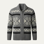 Classic Men's Shawl Collar Knit Cardigan – Casual Wear, Layering