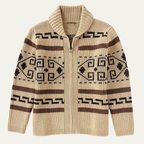 Classic Men's Shawl Collar Knit Cardigan – Casual Wear, Layering
