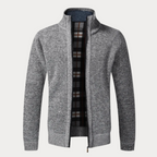 Classic Zip-Up Cardigan for Men – Casual Wear, Everyday Comfort