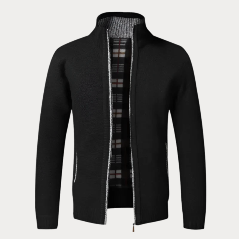 Classic Zip-Up Cardigan for Men – Casual Wear, Everyday Comfort