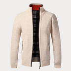 Classic Zip-Up Cardigan for Men – Casual Wear, Everyday Comfort