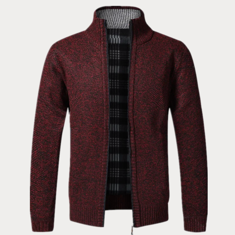 Classic Zip-Up Cardigan for Men – Casual Wear, Everyday Comfort