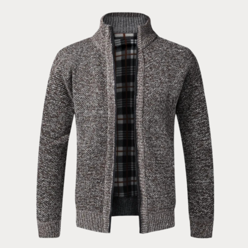Classic Zip-Up Cardigan for Men – Casual Wear, Everyday Comfort