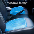 Orthopedic Gel Seat Cushion with Pressure Relief – Tailbone Support, Comfort Relief