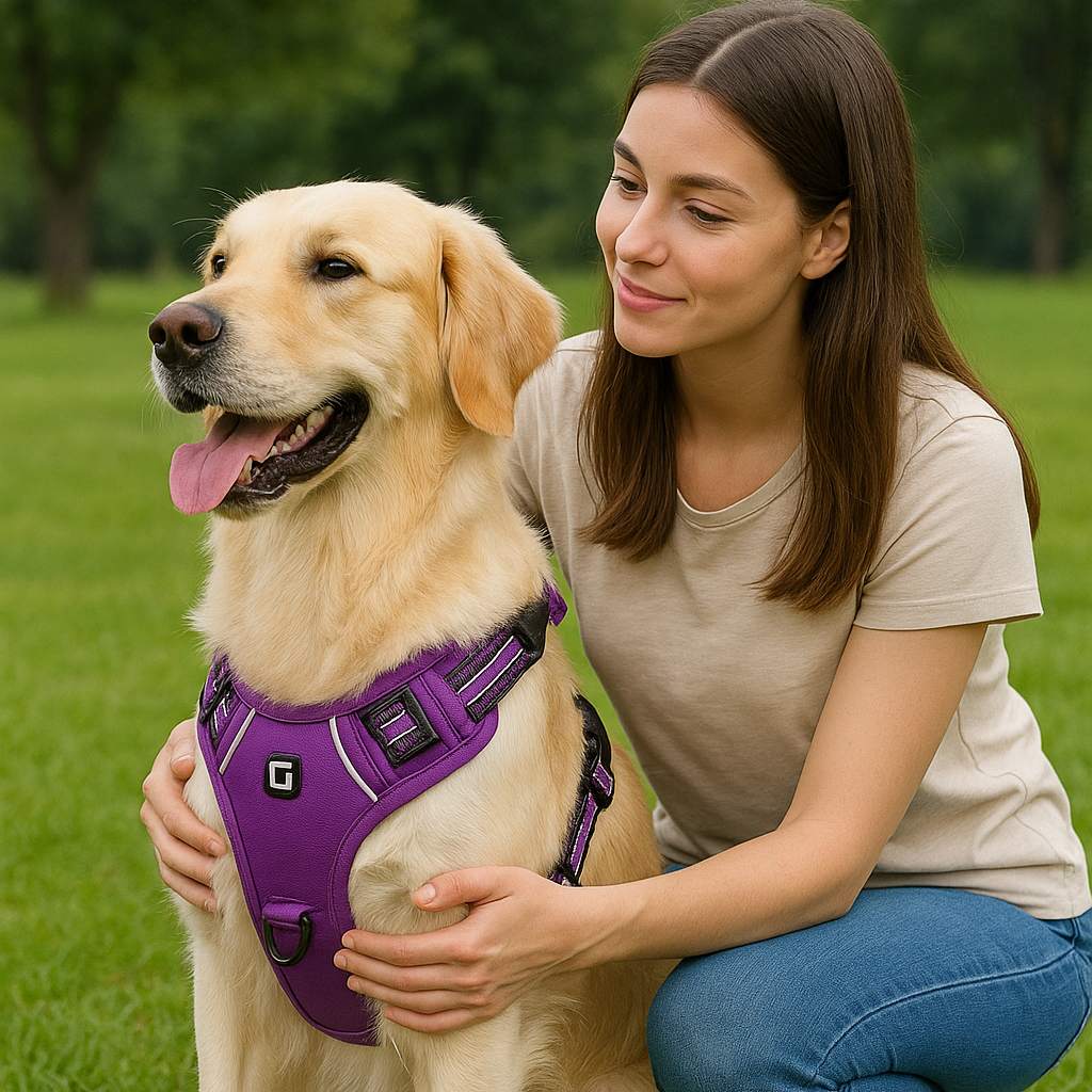No Pull Dog Harness with Handle & Soft Padding – Training, Travel