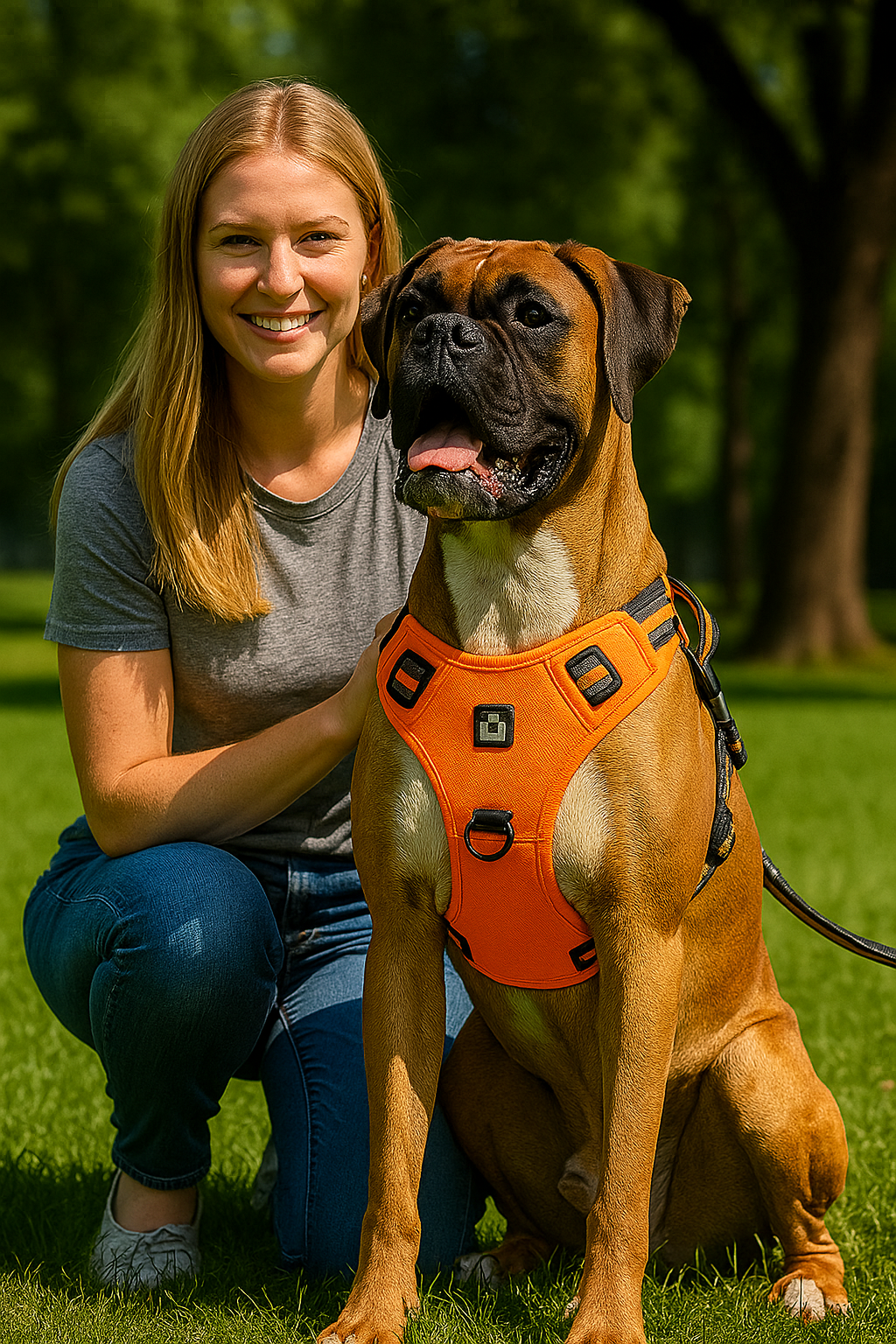No Pull Dog Harness with Handle & Soft Padding – Training, Travel