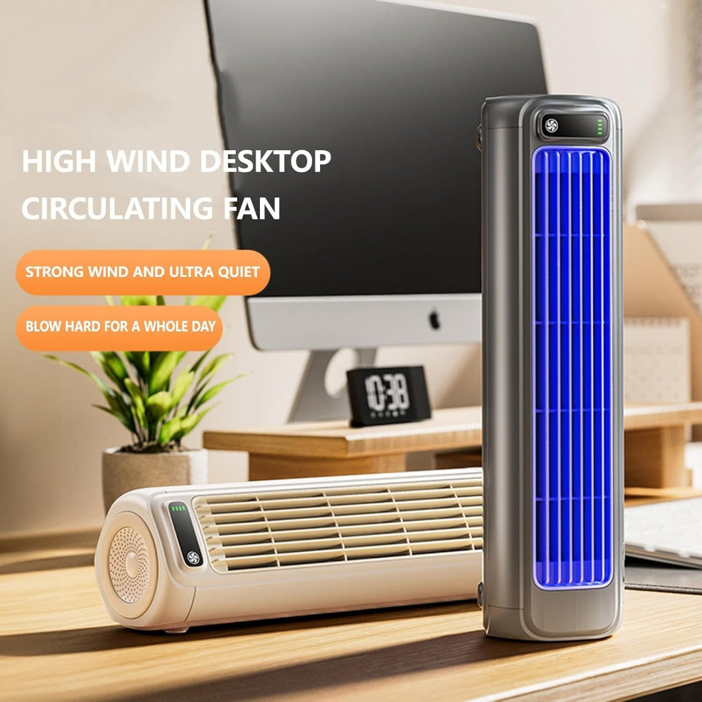 Compact Bladeless Portable Air Conditioner with Evaporative Cooling – Travel, Home Use