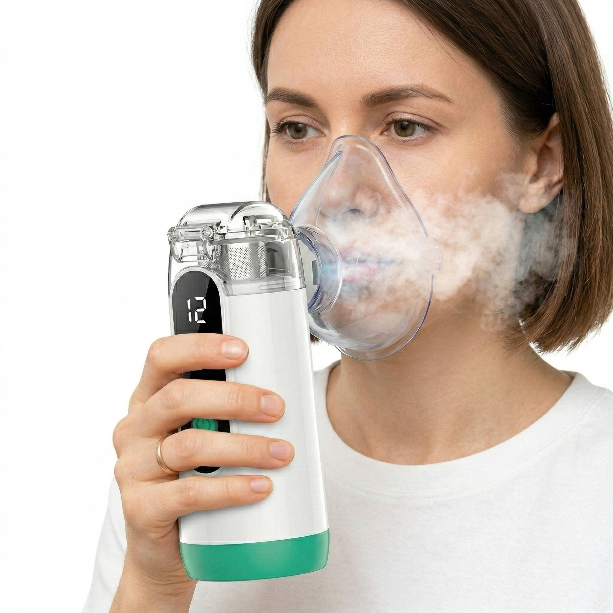 Compact USB Rechargeable Mist Inhaler – Portable Breathing Relief, Whisper-Quiet Operation