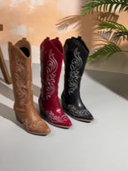 Cowboy Boots For Women | Knee-High Block Heel – Casual, Everyday Wear