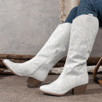 Cowboy Boots For Women | Knee-High Block Heel – Casual, Everyday Wear
