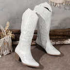 Cowboy Boots For Women | Knee-High Block Heel – Casual, Everyday Wear