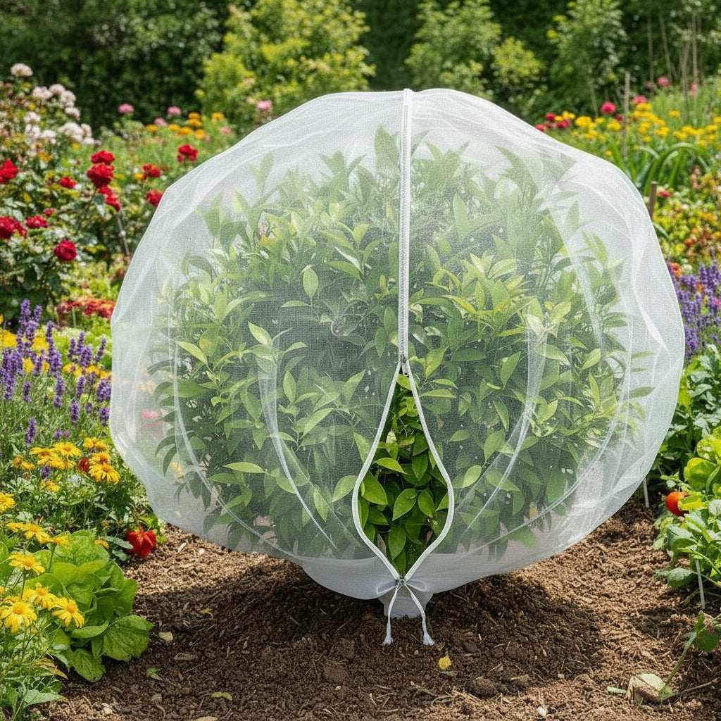 Cropshield | Fruit Protection Bags with Adjustable Drawstring Closure | Breathable Mesh for Pest Defense
