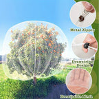 Cropshield | Fruit Protection Bags with Adjustable Drawstring Closure | Breathable Mesh for Pest Defense