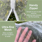 Cropshield | Fruit Protection Bags with Adjustable Drawstring Closure | Breathable Mesh for Pest Defense