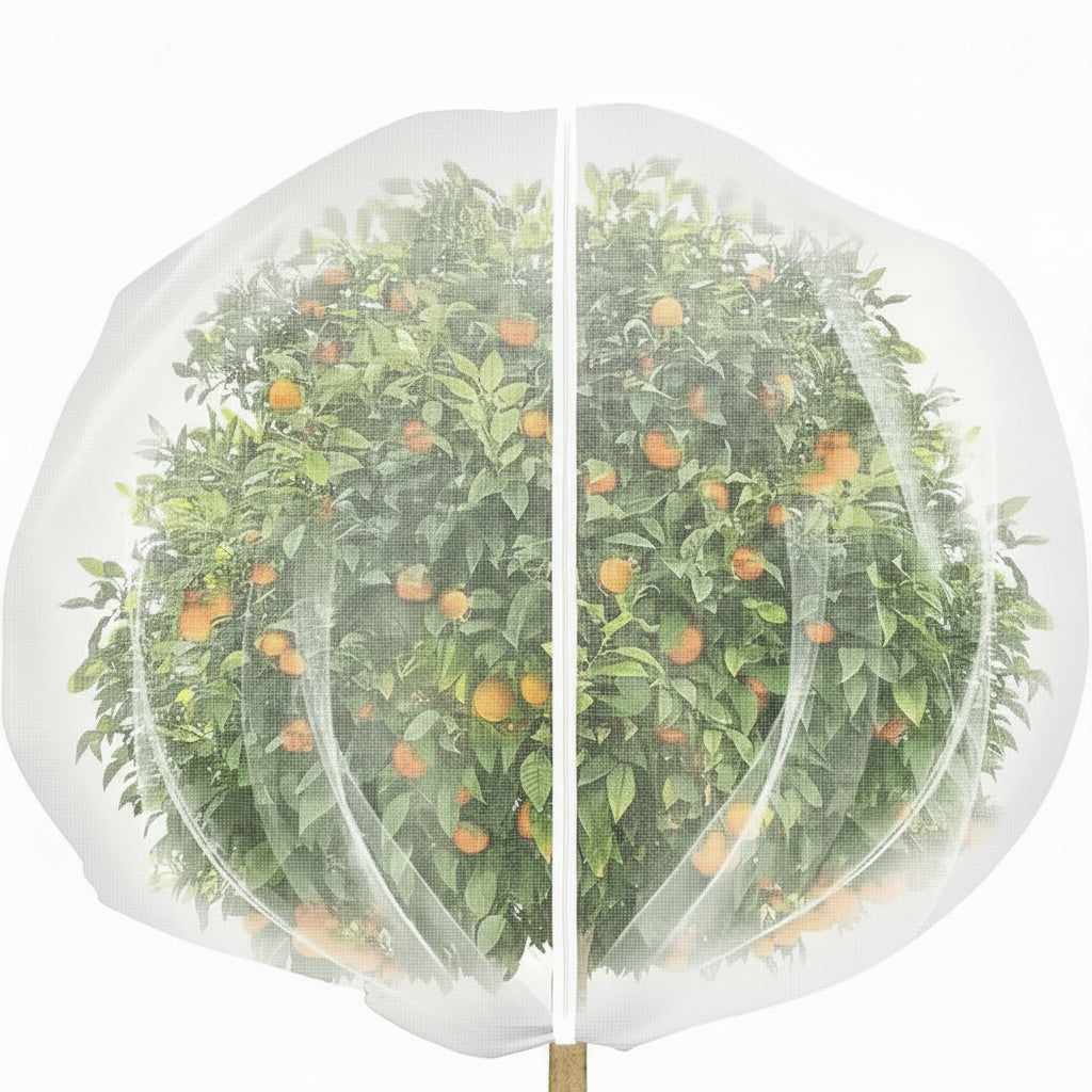 Cropshield | Fruit Protection Bags with Adjustable Drawstring Closure | Breathable Mesh for Pest Defense