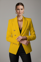 Double-Breasted Blazer – Office, Casual Wear