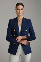 Double-Breasted Blazer – Office, Casual Wear