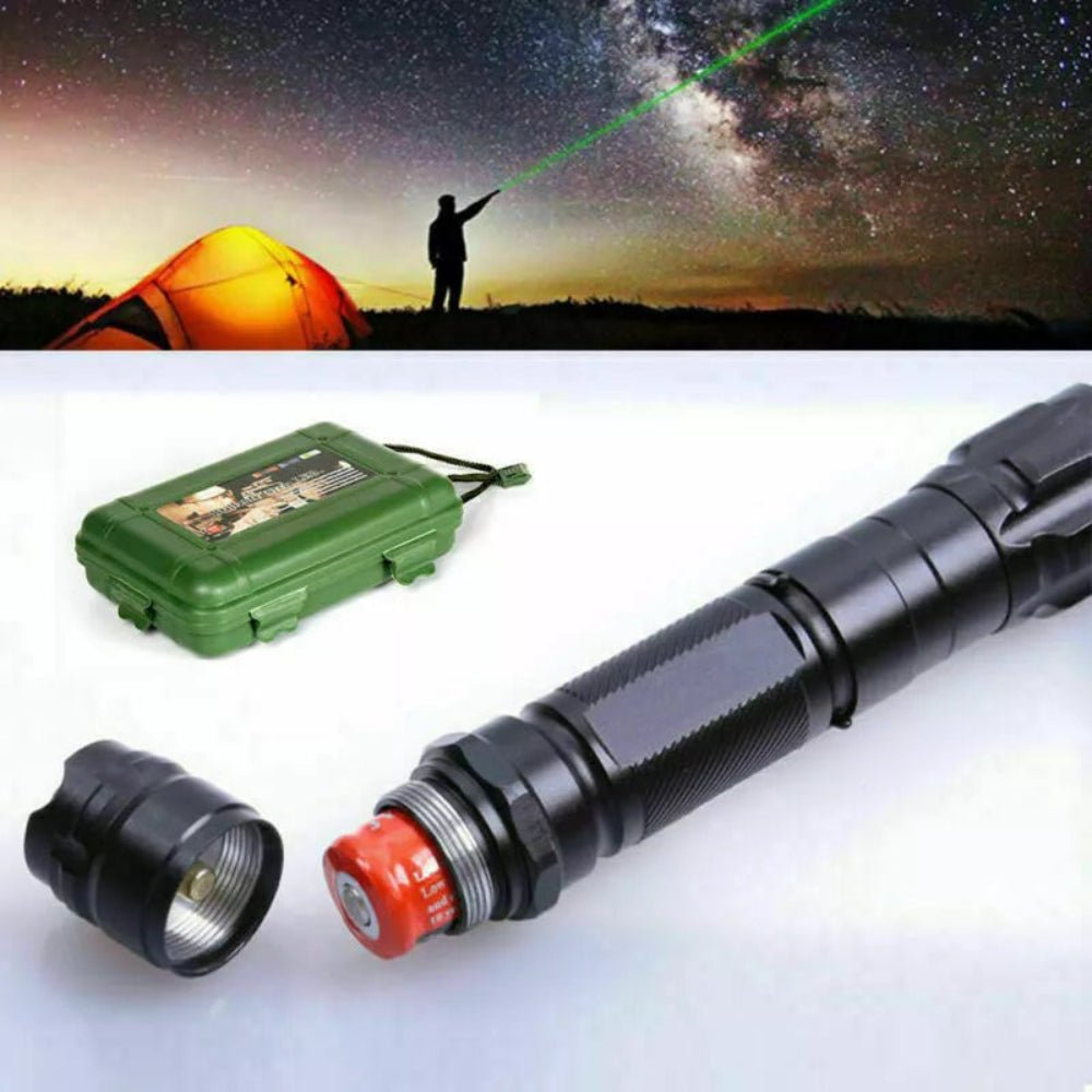 Eco-Friendly Laser Pointer | USB Rechargeable Green Laser with 532nm Beam | Perfect for Presentations and Stargazing