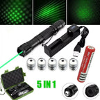 Eco-Friendly Laser Pointer | USB Rechargeable Green Laser with 532nm Beam | Perfect for Presentations and Stargazing