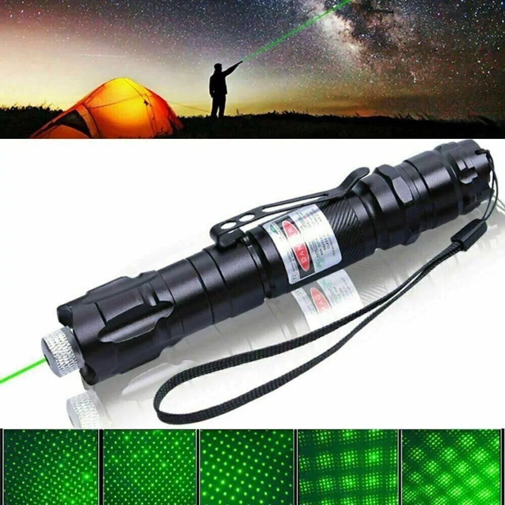 Eco-Friendly Laser Pointer | USB Rechargeable Green Laser with 532nm Beam | Perfect for Presentations and Stargazing