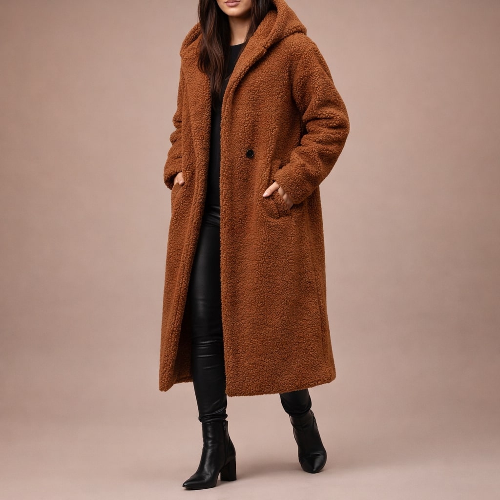 Elegant Cozy Coat – Casual Winter Wear, Stylish Layering