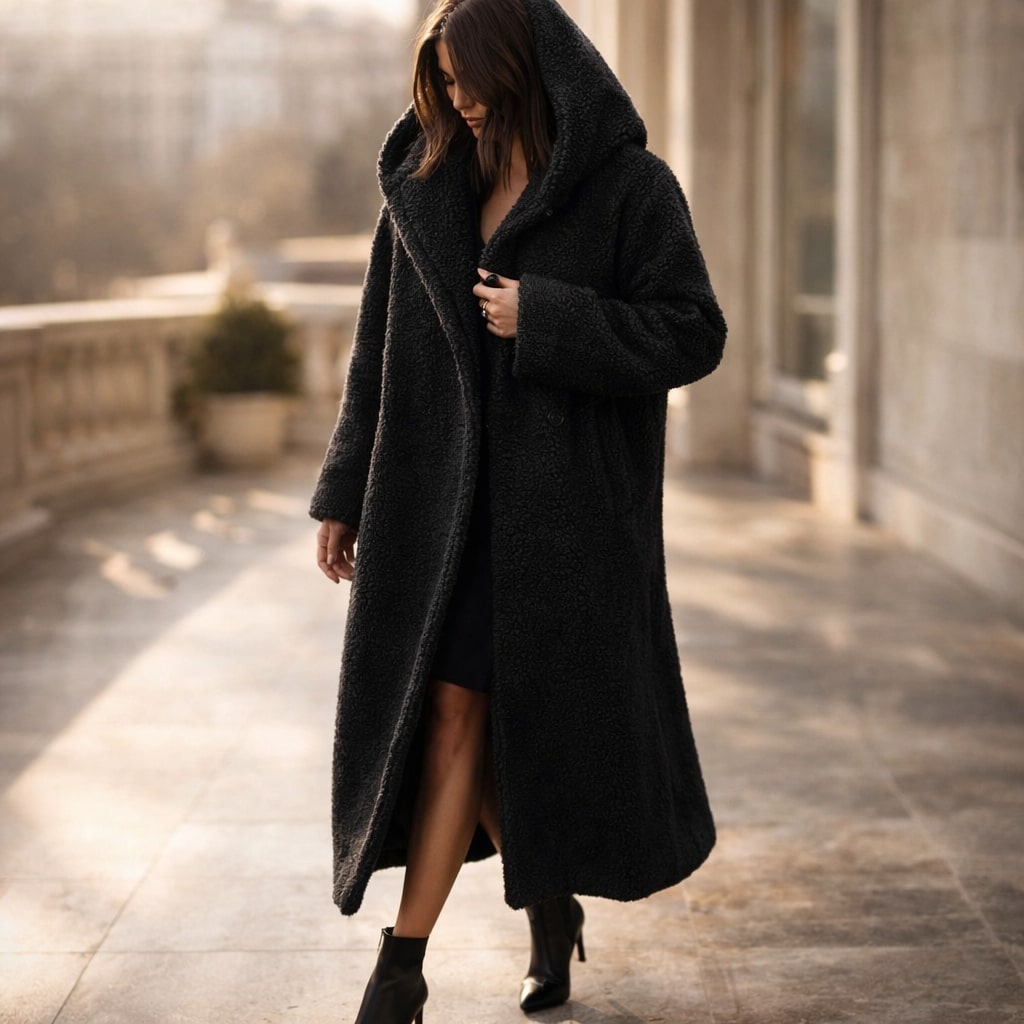 Elegant Cozy Coat – Casual Winter Wear, Stylish Layering