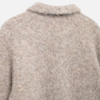 Elegant Knit Cardigan with Floral Buttons for Women – Casual, Office