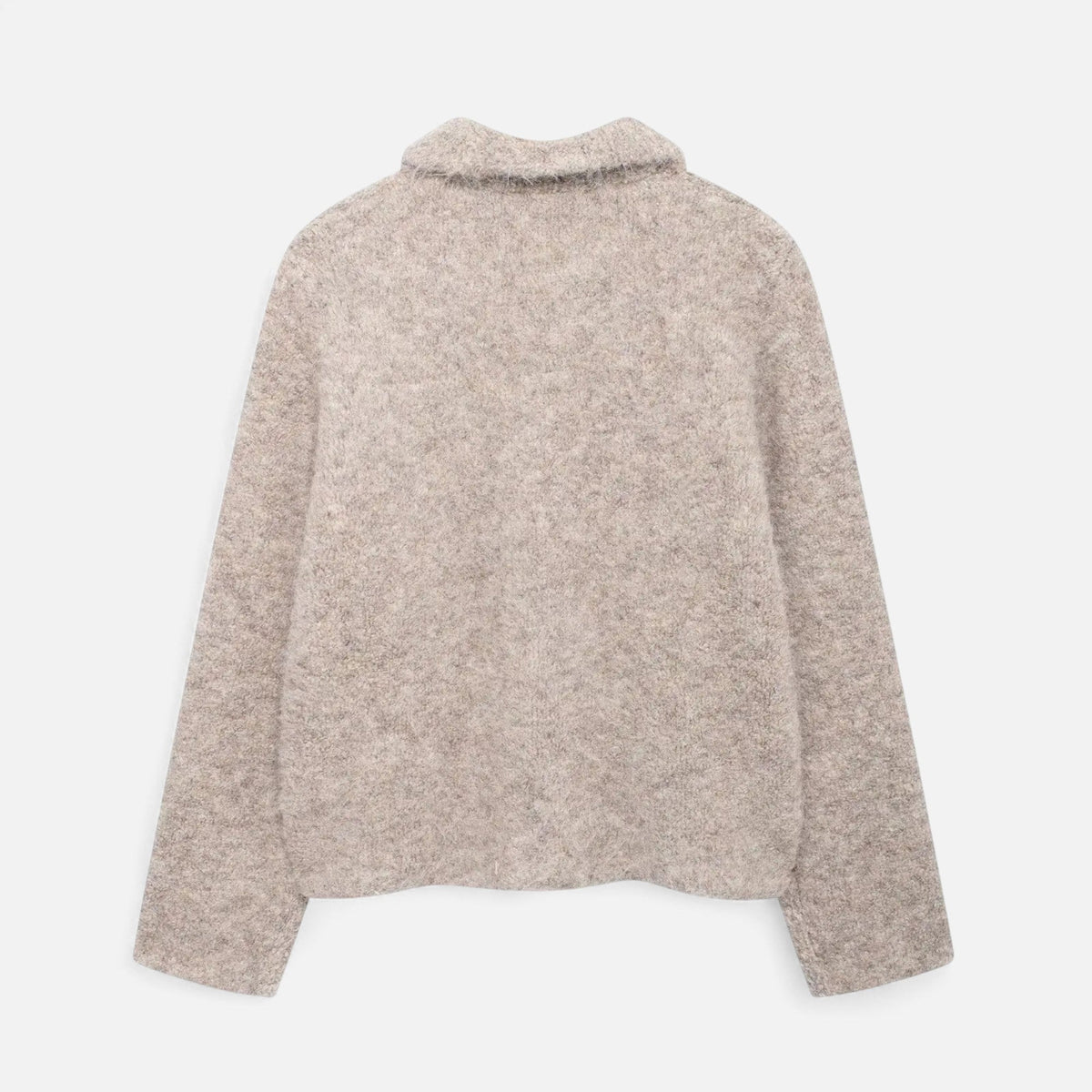 Elegant Knit Cardigan with Floral Buttons for Women – Casual, Office