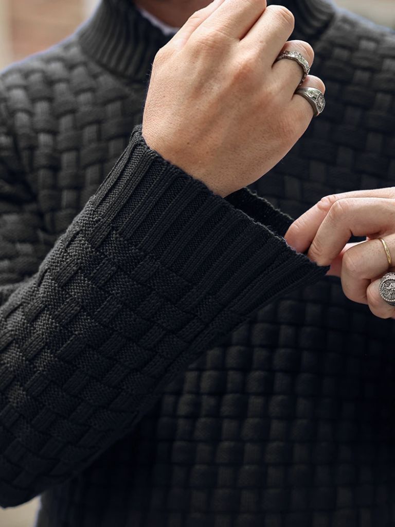 Elegant Slim-Fit Knit Sweater - Soft, Stylish – Casual, Office