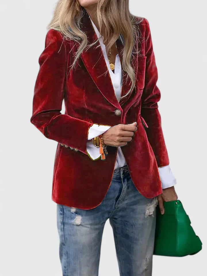 Elegant Women's Blazer – Versatile Business Jacket for Office, Events