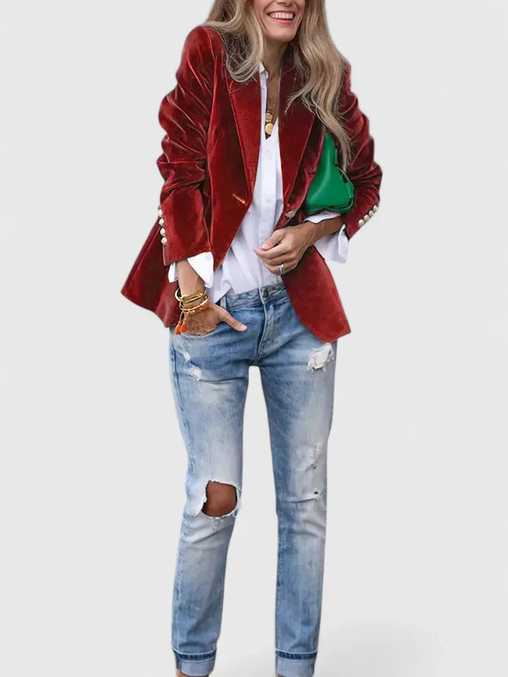 Elegant Women's Blazer – Versatile Business Jacket for Office, Events
