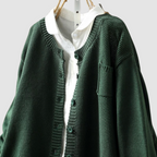 Elegant Women's Knit Cardigan – Casual Wear, Office Style