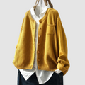 Elegant Women's Knit Cardigan – Casual Wear, Office Style