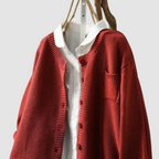Elegant Women's Knit Cardigan – Casual Wear, Office Style