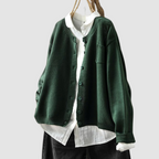 Elegant Women's Knit Cardigan – Casual Wear, Office Style