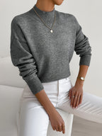 Elegant Women's Turtleneck Sweater - Soft Knit, Stylish Winter Looks – Casual, Office