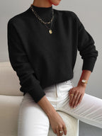 Elegant Women's Turtleneck Sweater - Soft Knit, Stylish Winter Looks – Casual, Office