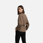 Elegant Wrap Sweater for Women – Casual Wear, Layering