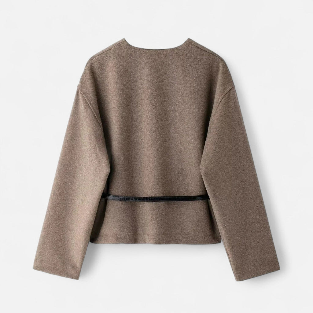 Elegant Wrap Sweater for Women – Casual Wear, Layering