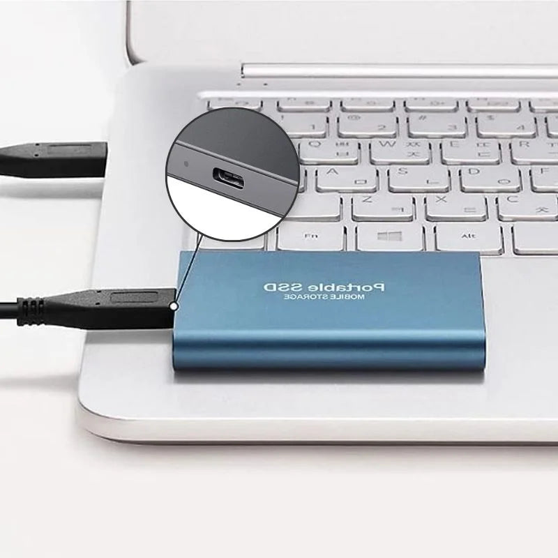 External SSD Portable USB 3.1 1TB – Fast Backup, Travel