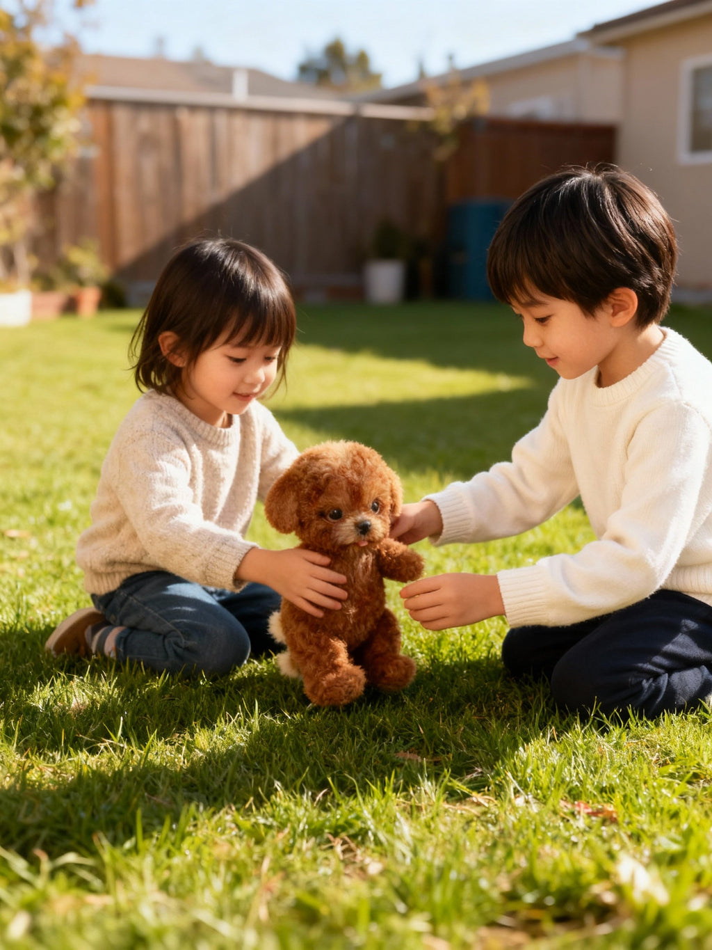 Interactive Robot Puppy Toy | Plush, Battery-Operated | Walks, Barks – Gift, Learning