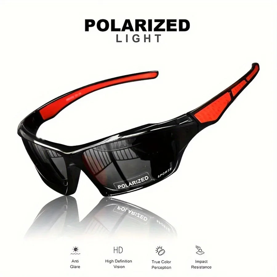Fashion Sports Sunglasses Polarized UV400 Protection for Men & Women - Round Metal Frame