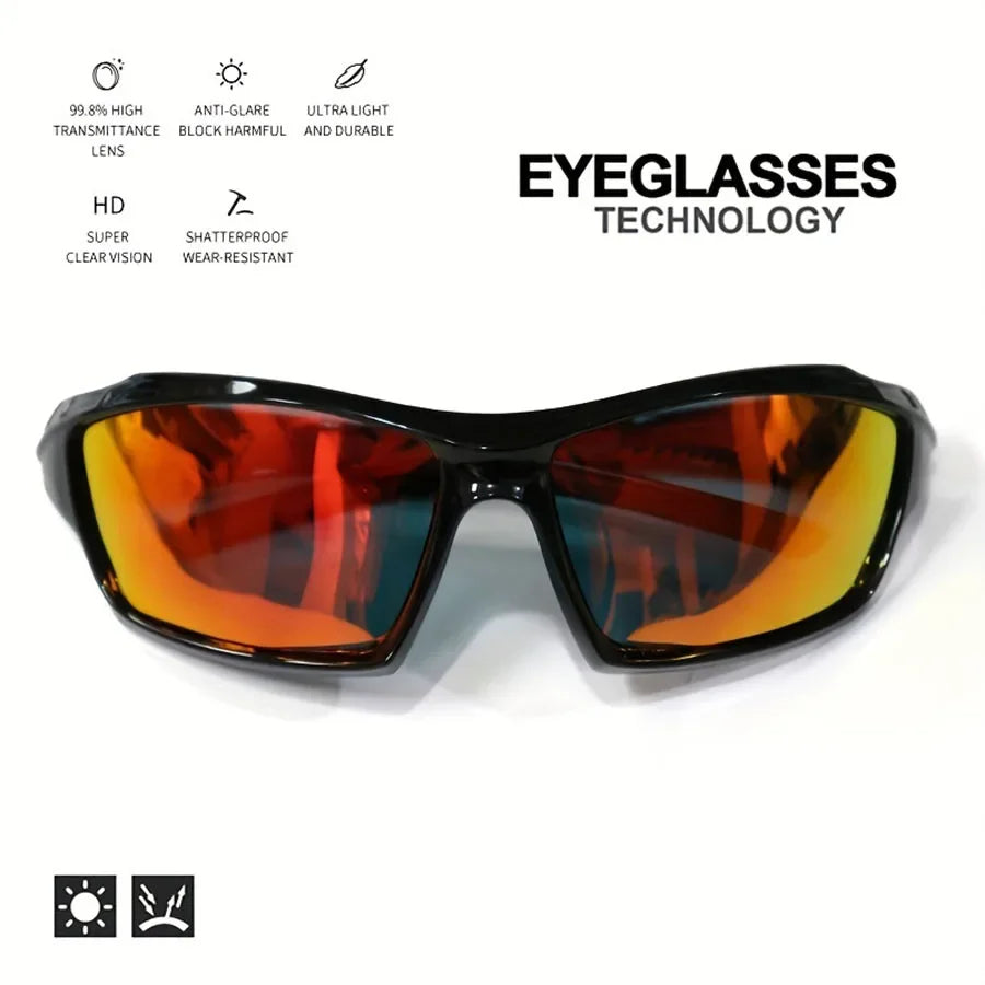 Fashion Sports Sunglasses Polarized UV400 Protection for Men & Women - Round Metal Frame