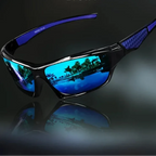 Fashion Sports Sunglasses Polarized UV400 Protection for Men & Women - Round Metal Frame